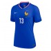 Echipament fotbal Franţa Kante #13 Tricou Acasa European 2024 pentru femei maneca scurta